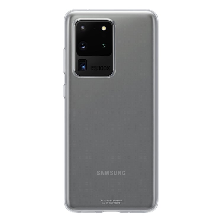 Puzdro Clear Cover pre Samsung Galaxy S20 Ultra, transparent EF-QG988TTEGEU