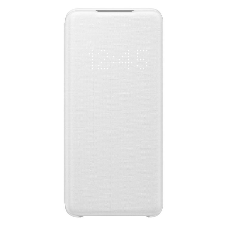 Puzdro LED View Cover pre Samsung Galaxy S20, white EF-NG980PWEGEU