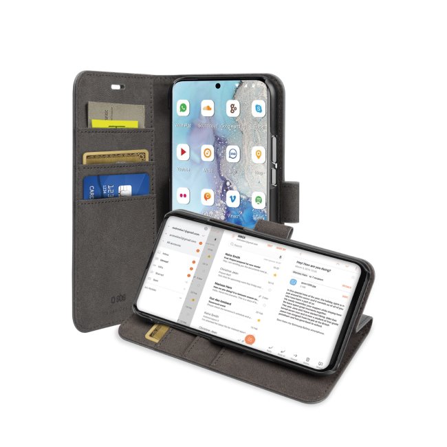 Puzdro SBS Book Wallet pre Samsung Galaxy S20 - G980F, black