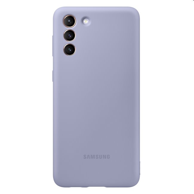 Puzdro Silicone Cover pre Samsung Galaxy S21 Plus, violet
