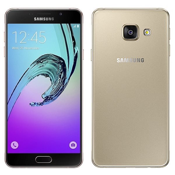 Samsung Galaxy A3 2016 - A310F, 16GB, zlatá, Trieda A - použité, záruka 12 mesiacov