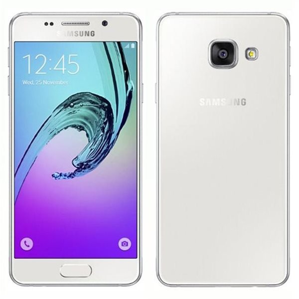 Samsung Galaxy A3 2016 - A310F, 16GB, biela, Trieda A - použité, záruka 12 mesiacov