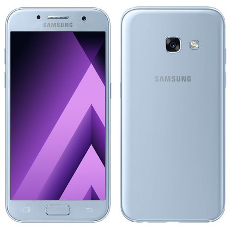 Samsung Galaxy A3 2017 - A320F, Single SIM, 16GB, Blue Mist - Trieda A - použité, záruka 12 mesiacov