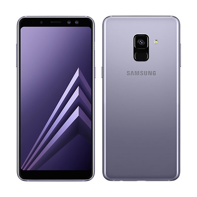 Samsung Galaxy A8 2018 - A530F, Single SIM, 32GB, Orchid Gray, Trieda B - použité, záruka 12 mesiacov