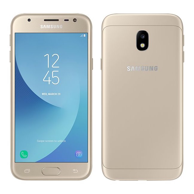 Samsung Galaxy J3 2017 - J330F, Dual SIM, Gold - SK distribúcia