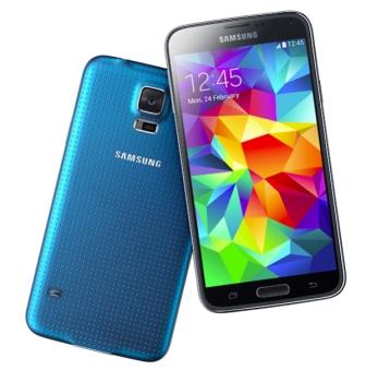 Samsung Galaxy S5 - G900, 16GB, Electric Blue, Trieda A - použité, záruka 12 mesiacov