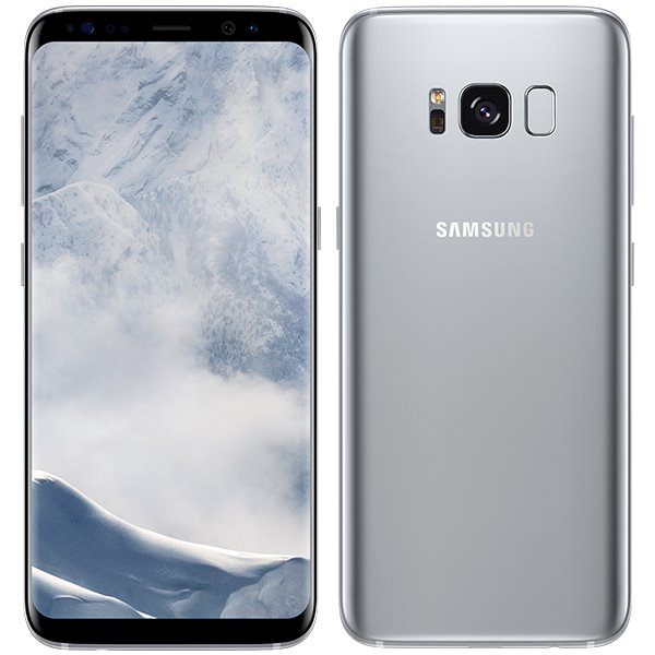 Samsung Galaxy S8 - G950F, 64GB, Arctic Silver, Trieda A - použité, záruka 12 mesiacov