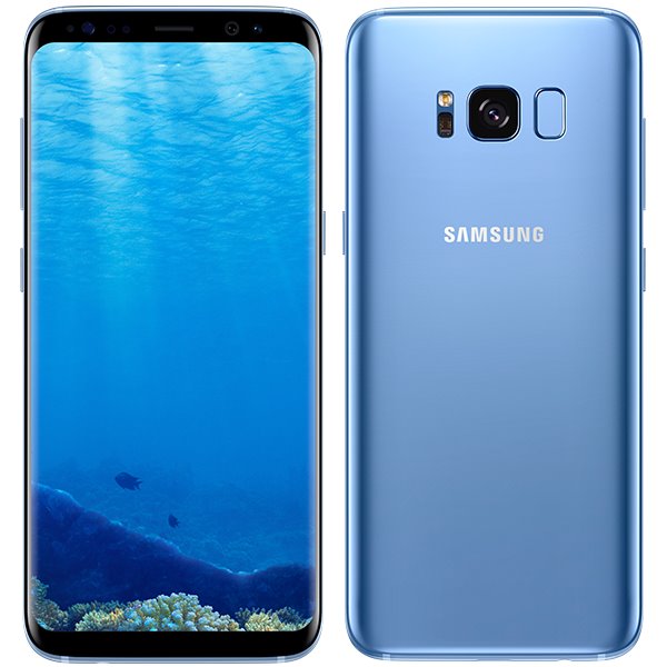 Samsung Galaxy S8 - G950F, Single SIM, 64GB, Coral Blue, Trieda B - použité, záruka 12 mesiacov