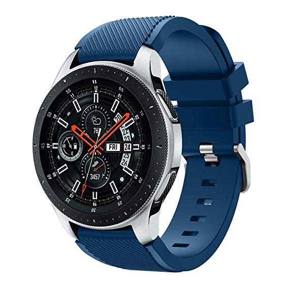 Samsung Galaxy Watch SM-R800, 46mm, multifunkčné hodinky, modrá, Trieda A+ - použité, záruka 12 mesiacov