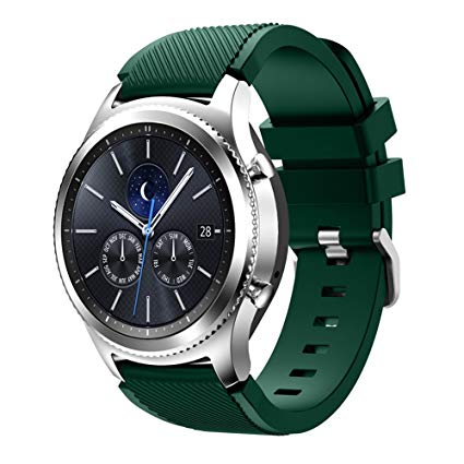 Samsung Gear S3 Classic, multifunkčné hodinky, zelená, Trieda B - použité, záruka 12 mesiacov