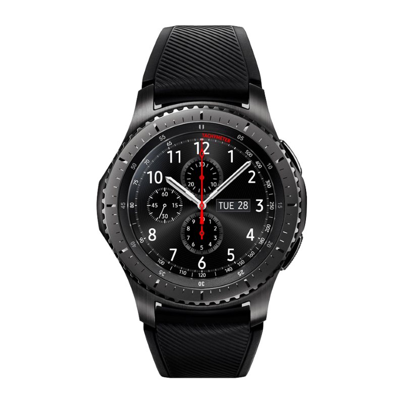 Samsung Gear S3 Frontier, multifunkčné hodinky, Space Gray, Trieda A - použité, záruka 12 mesiacov