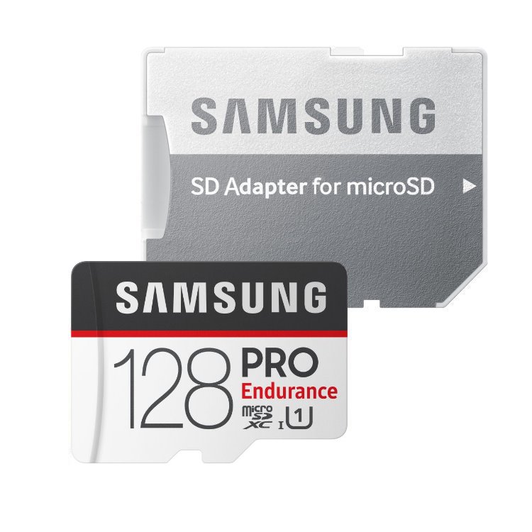 Samsung Micro SDXC PRO Endurance 128GB + SD adaptér, UHS-I U1, Class 10 - rýchlosť 100/30 MB/s (MB-MJ128GA/EU)