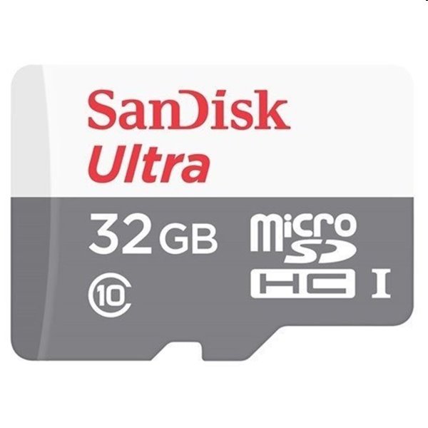 SanDisk Micro SDHC Ultra 32GB, Class 10 - rýchlosť 100 MB/s (SDSQUNR-032G-GN3MN)