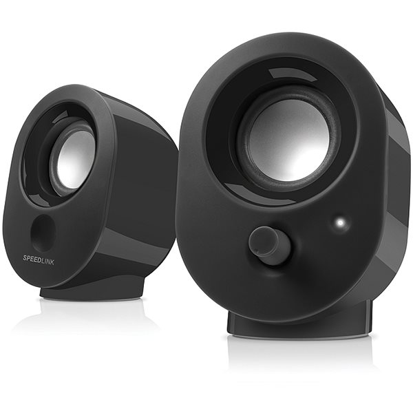 Speed-Link Snappy Stereo Speakers. black