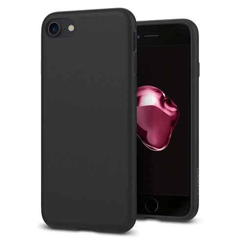 Spigen kryt Liquid Crystal pre iPhone 7 - Matte Black 042CS21247