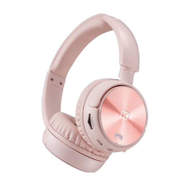 Swissten bezdrôtové Stereo slúchadlá Trix, ružové