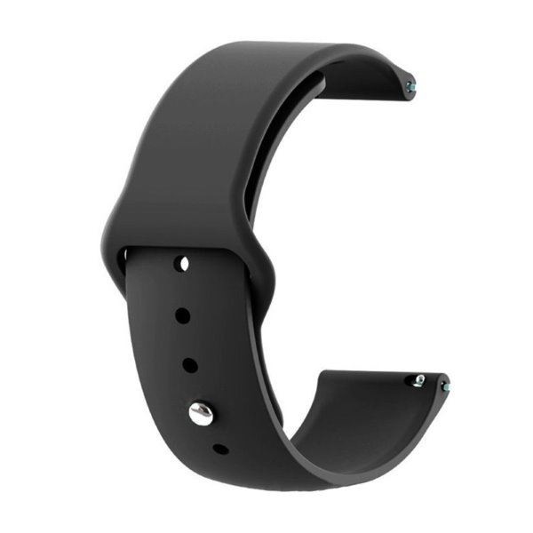 Tactical silicone band 20mm, black