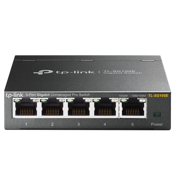 E-shop TP-Link TL-SG105E 5 portov gigabitový inteligentný sieťový switch, čierna