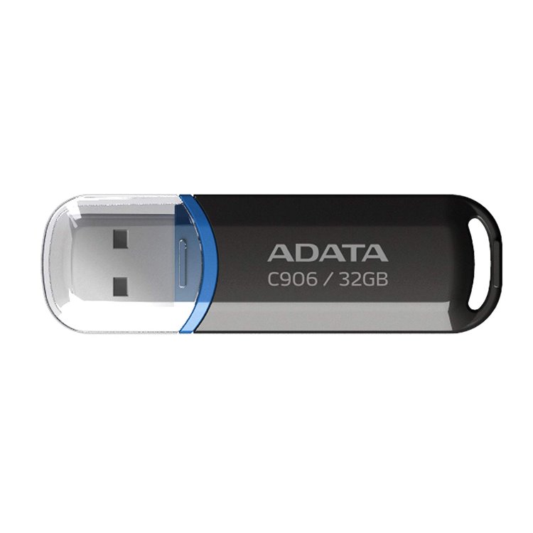 USB kľúč A-Data C906, 32GB, USB 2.0, Black (AC906-32G-RBK)