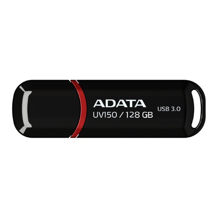 USB kľúč A-DATA UV150, 128GB, USB 3.1 - rýchlosť 90/40MB/s (AUV150-128G-RBK)
