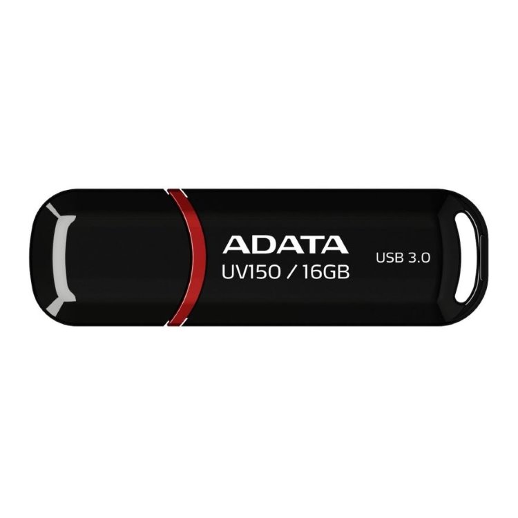 USB kľúč A-DATA UV150, 16GB, USB 3.1 - rýchlosť 90/40MB/s (AUV150-16G-RBK)