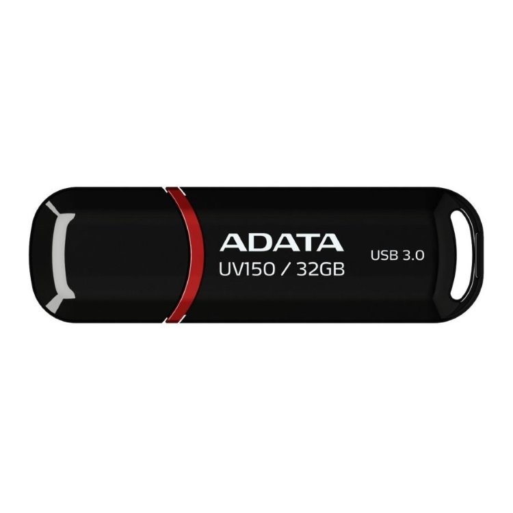 USB kľúč A-DATA UV150, 32GB, USB 3.1 - rýchlosť 90/40MB/s (AUV150-32G-RBK)