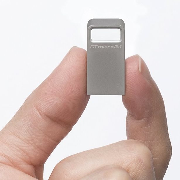 USB kľuč Kingston Datatraveler Mini, 64 GB, USB 3.1/3.0, Rýchlosť čítania až 100 MB/s, zápisu až 15MB /s