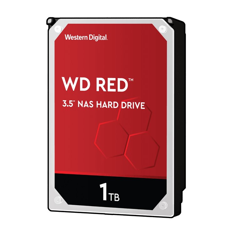 WD 1TB, 3,5", 5400RPM, SATAIII, 64MB, WD10EFRX