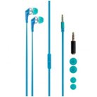 XQISIT HS PTT - káblový Stereo Headset 3.5 mm jack, Blue