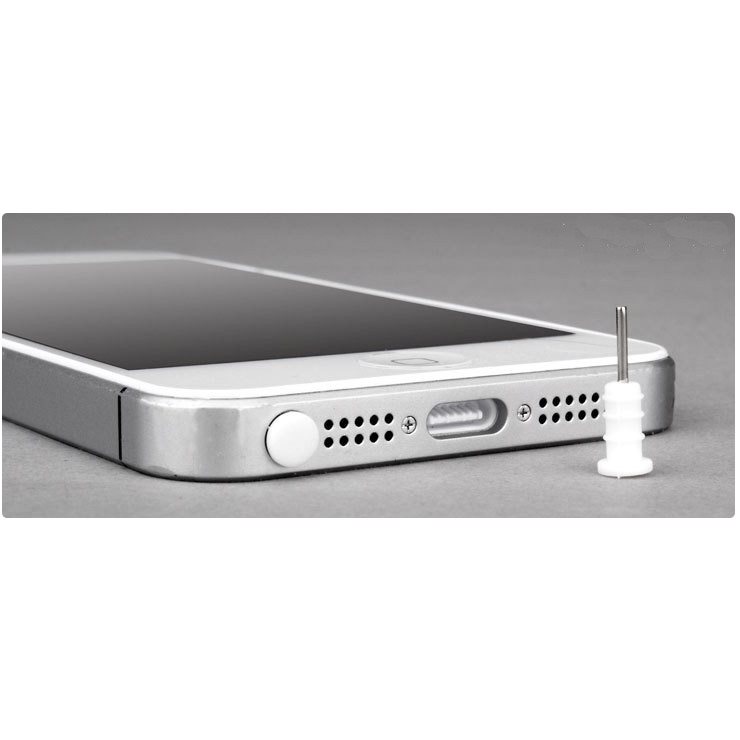 Záslepka 3.5 mm jack a Micro USB konektora, White-