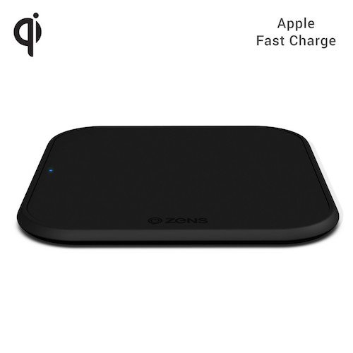 ZENS Single Wireless Charger 10W Slim-line, čierna