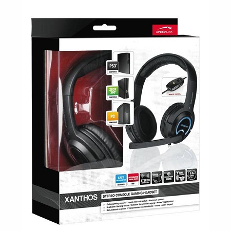 Speed-Link Xanthos Stereo Console Gaming Headset, black