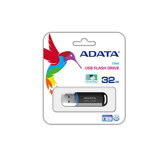 USB kľúč A-Data C906, 32 GB, USB 2.0, čierny