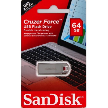 USB kľúč SanDisk Cruzer Force, 64GB, USB 2.0 (SDCZ71-064G-B35)