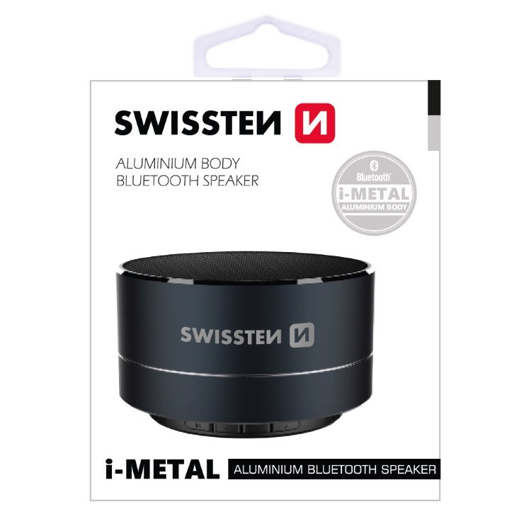 Bluetooth reproduktor Swissten i-Metal, čierny
