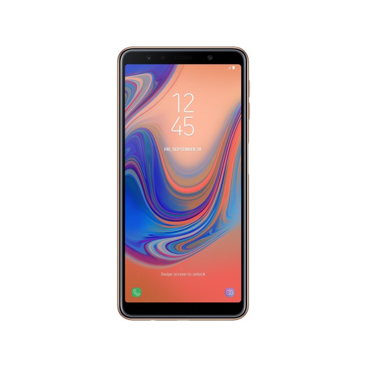 Samsung Galaxy A7 2018 - A750F, Dual SIM, Gold - SK distribúcia