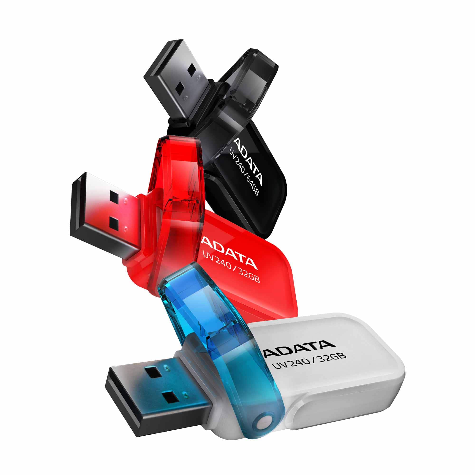 USB kľúč A-DATA UV240, 32 GB, AUV240-32G-RWH, biely