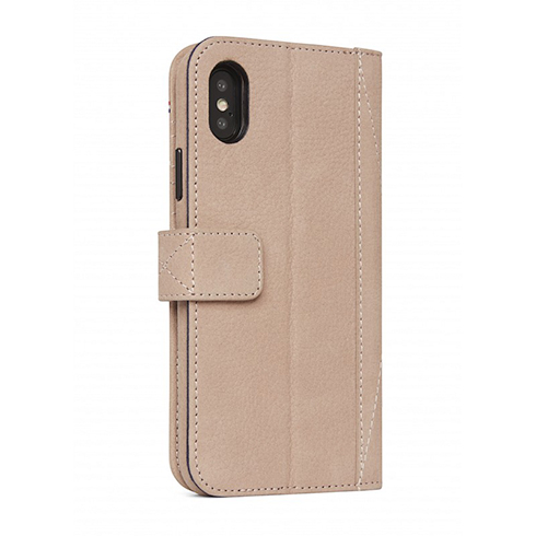 Decoded puzdro Leather Detachable Wallet pre iPhone XS/X - Naturel