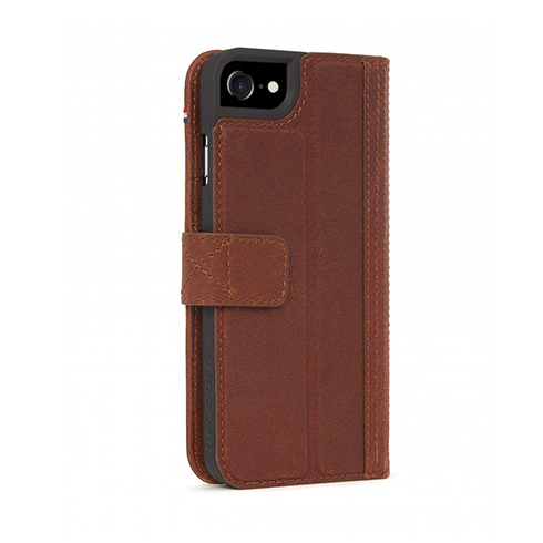 Decoded puzdro Leather Wallet Case pre iPhone 7/8/SE 2020 - Brown