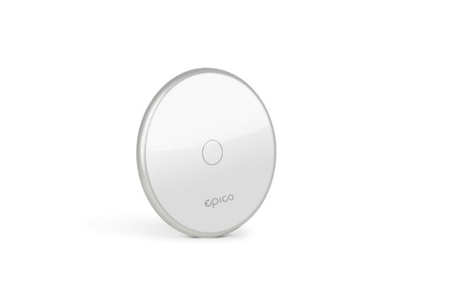EPICO Wireless Charger 10W/7.5W/5W bielo/strieborná