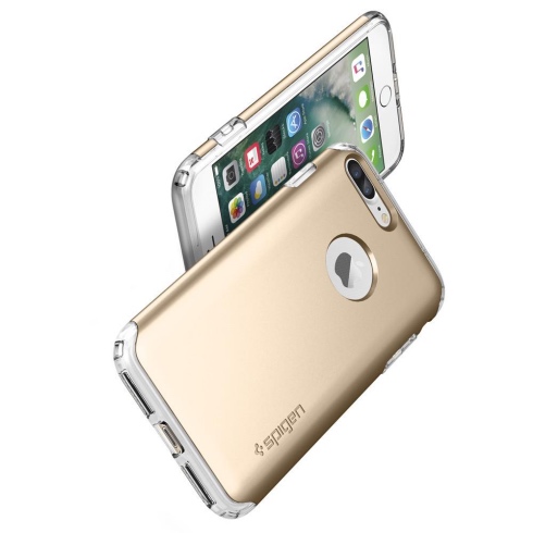 Puzdro Spigen Hybrid Armor pre iPhone 7 Plus a iPhone 8 Plus, Champagne Gold