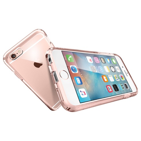 Spigen kryt Ultra Hybrid pre iPhone 6/6s - Rose Crystal