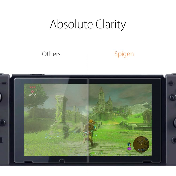 Ochranné sklo Spigen GLAS.tr Slim pre Nintendo Switch, 2 kusy