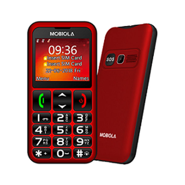 Mobiola MB700, Dual SIM, červená