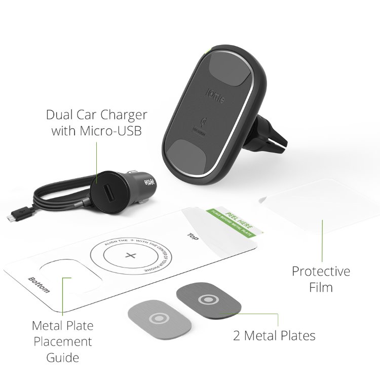 Magnetický držiak do auta iOttie iTap 2 Wireless s podporou bezdrôtového nabíjania do ventilácie