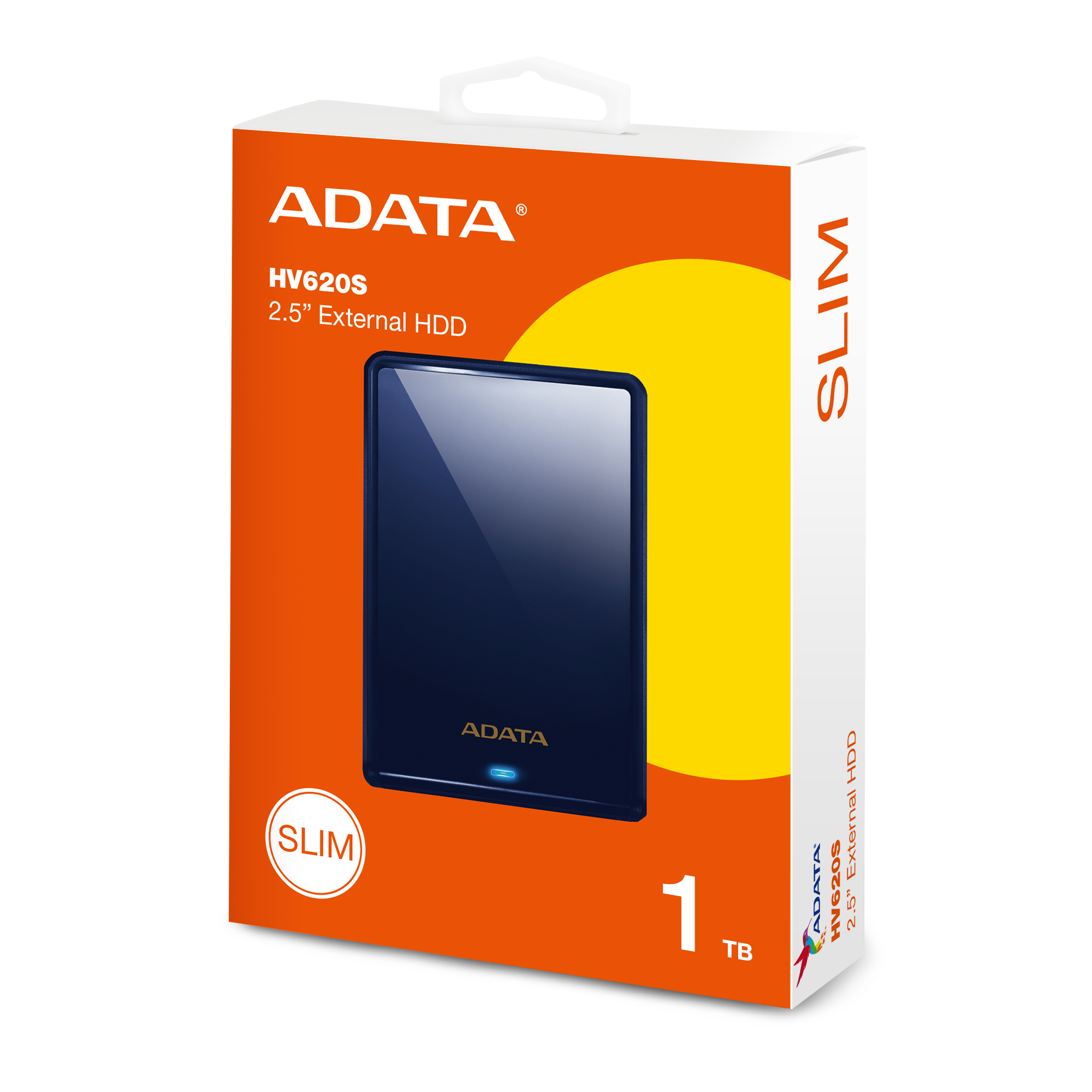 ADATA HDD HD620S, 1 TB, USB 3.2 (AHV620S-1TU31-CBL) externý pevný disk, modrá