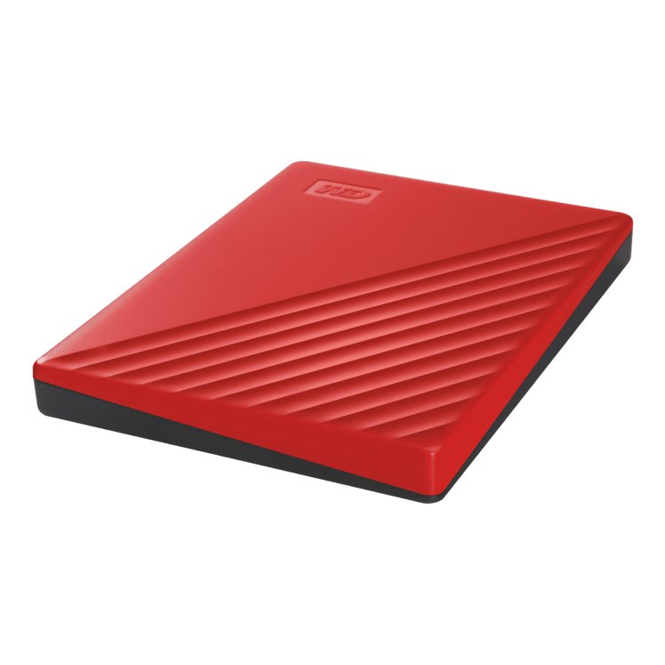 WD HDD My Passport Externý disk, 4 TB, USB 3.0, červená