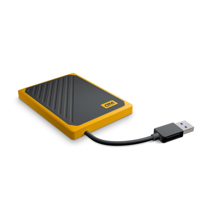 WD SSD My Passport GO, 1TB, USB 3.0, Yellow