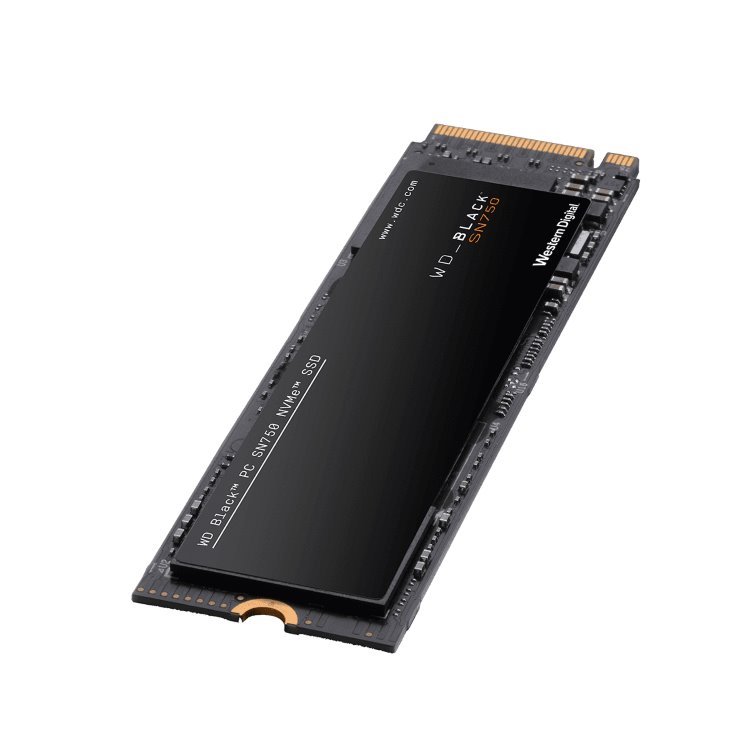 WD SSD disk SN750 Black, 250 GB, NVMe M.2 2280