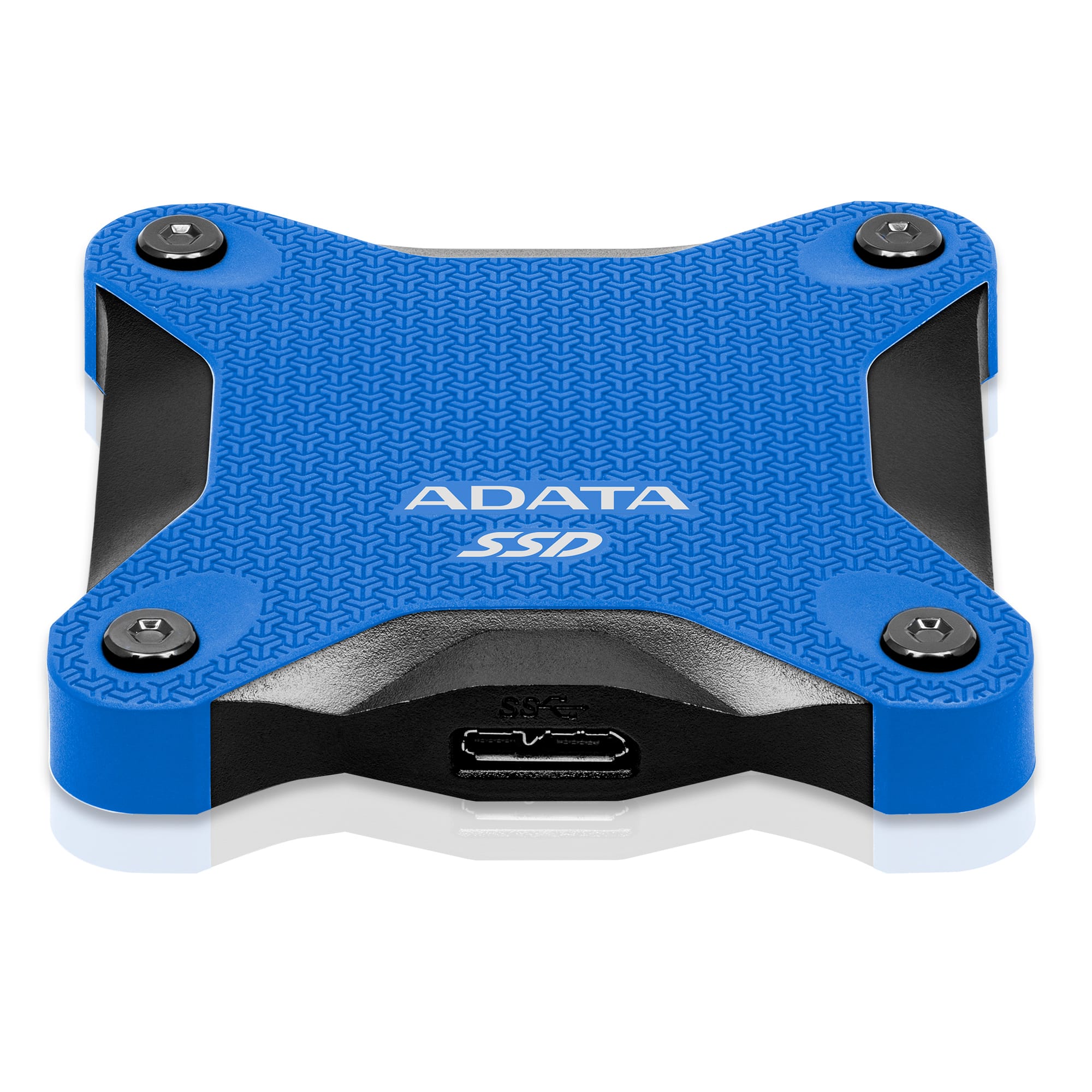 ADATA SSD SD600Q, 480GB, USB 3.2 - rýchlosť 440/430 MB/s (ASD600Q-480GU31-CBL) externý pevný disk, modrá